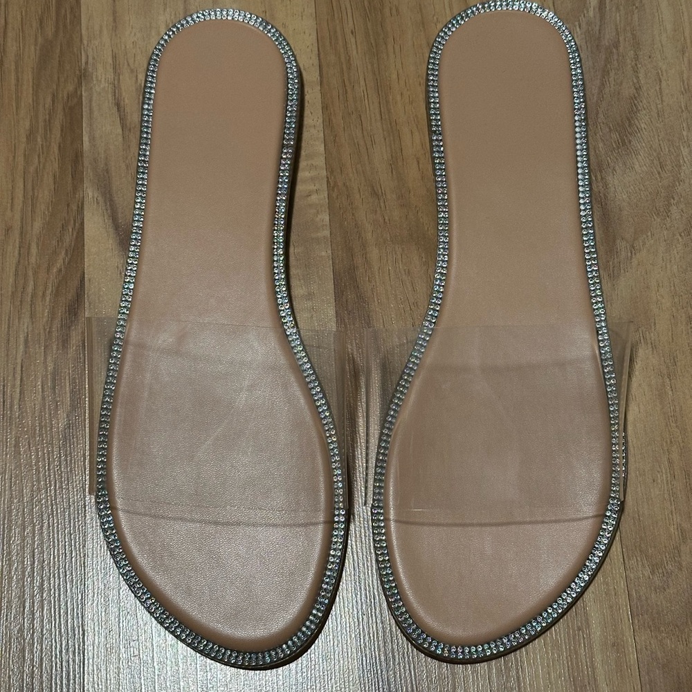 10 Items for $20- Amazon Tan Sandals with Decorative Trim